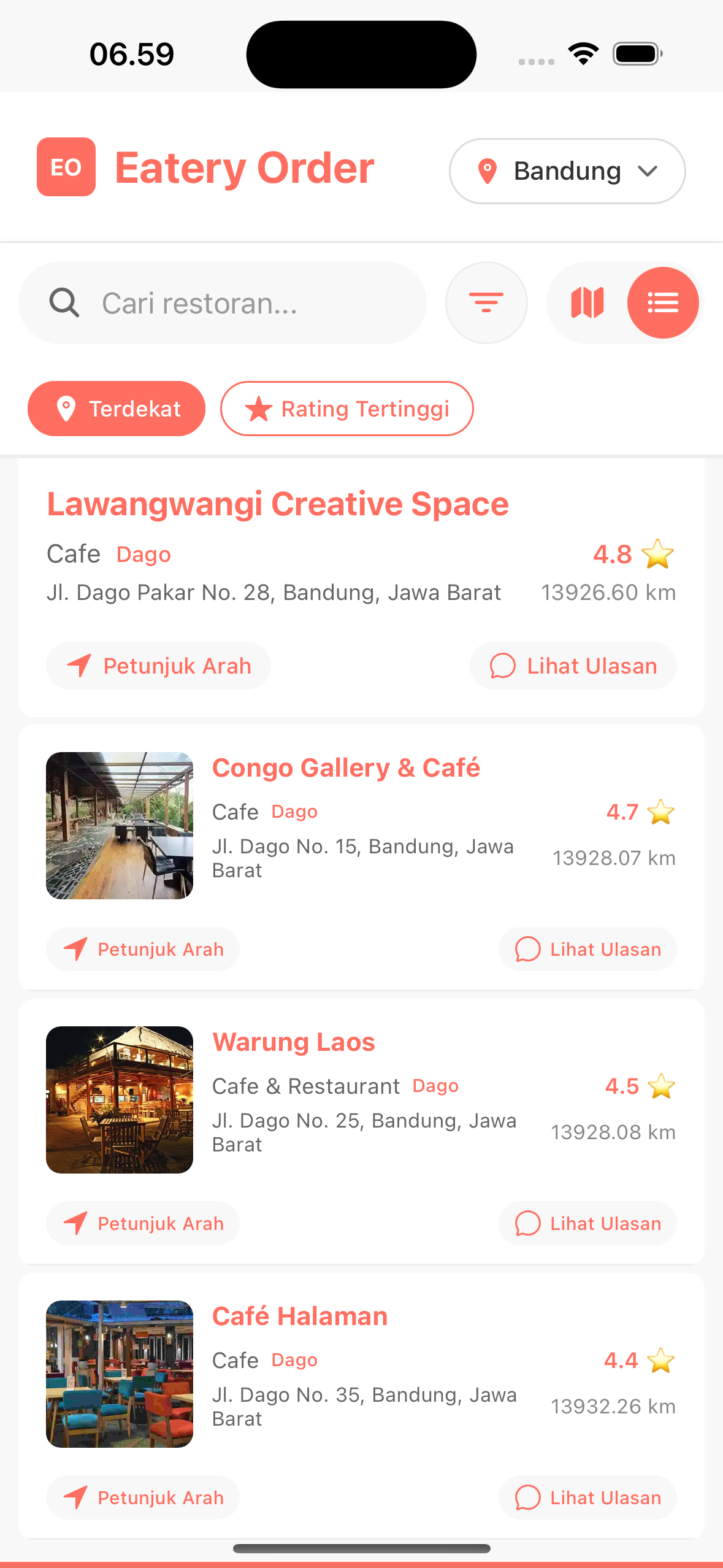 Filter Options